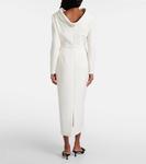 Миди-платье из крепа Roland Mouret, Cream - фото 3