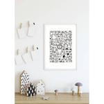 Фреска Komar Scribble Park, черно-белый - фото 3