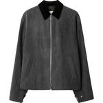 Хлопковая куртка из габардина Burberry, черная - фото