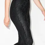 Женские леггинсы черные FENDI - фото 7