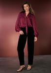 Блуза Next Button-down blouse, Wine/Red - фото 2