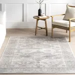 Ковер Nera Vintage Medallion nuLOOM, 122x183 см, серый - фото 9