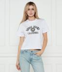 Футболка Guess Jeans California Cropped Fit, белый - фото