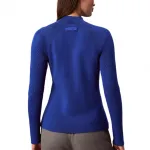 Ребристый свитер с высоким воротником Calvin Klein, синий - фото 3