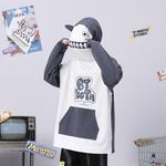 Свитшот унисекс BIRDTALK, бело-розовый - фото 8