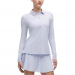 Женская поло Lululemon, tranquil синий/srnb - фото