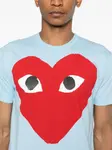 Футболка с принтом Comme Des Garçons Play, синий - фото 5