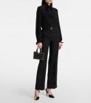 Сумка-тоут из кожи с шипами Rockstud Valentino Garavani, черный - фото 5