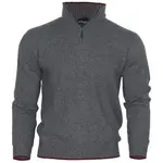 Толстовка Taimen Cashmere half zip, серый - фото