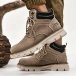 Ботинки Jeep с прострочкой и перфорацией, кофейный - фото 7