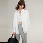 ELLE Рубашка Women's White Lapel Moderate - фото 4