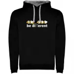 Худи Kruskis Be Different Padel Two-Colour, черный - фото