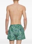 Шорты для плавания Paul Smith с пальмовым принтом, зеленый - фото 3