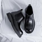 Ботинки Челси мужские черный Zuwudong - фото 7