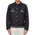 Джинсовая куртка мужская джинсовая синяя Evisu, синий - фото 4