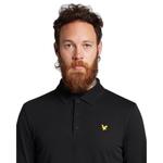 Поло Lyle & Scott Tech Long, черный - фото 2