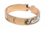 HERMES Кликирующие браслеты Clic H для женщин Rose Gold - фото 4