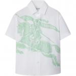 Рубашка для детей Moderate Burberry, белый - фото