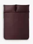 Простыня Jasper Conran London Supima 500 Thread Count Satin Flat, цвет chocolate - фото 3