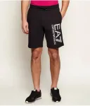 Шорты slim fit Ea7, черный - фото