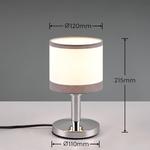 Настольная лампа Reality Leuchten Davos цвет chrom - фото 4