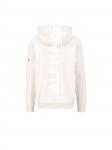 ALPHA INDUSTRIES Толстовка 'Backprint' в цвете Natural White - фото