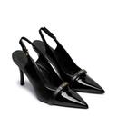 Туфли кожаные Furla Core на шпильке, черный - фото 3