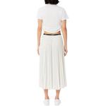 Плиссированная юбка миди LACOSTE, белый - фото 4