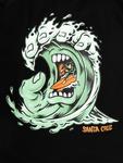 Футболка Santa Cruz Screaming Wave T-Shirt, black - фото 6