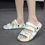 KLAOSD Сандалии с одной лямкой унисекс белые, цвет White - фото 9