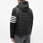 THOM BROWNE Утепленная куртка на молнии, Black - фото 6