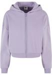 Толстовка с капюшоном на молнии Urban Classics, сиреневый - фото