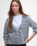 Кардиган Barbour Abby Striped, Cloud/Navy - фото 4