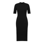 Платье Deep Breath с воротником-трубой, черный - фото 2