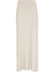 Brunello Cucinelli юбка макси с разрезом, нейтральный - фото