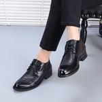 Чёрные классические туфли SHUPATE для мужчин - фото 4