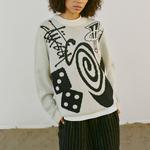 Свитер Nike x Stussy Icon Knit Sweater 'Natural' - фото 3