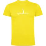 Футболка Kruskis Sailing Heartbeat, желтый - фото