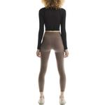 On Женские йога-штаны dark brown - фото 2