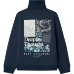 Толстовка Hackett Deep In Thought, синий - фото 2