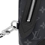 LOUIS VUITTON Двойная сумка через плечо черная - фото 6