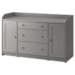 Консоль, серый, 140x84 см, HAUGA IKEA - фото