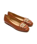 Кожаные балетки Aigner, коричневый - фото 3