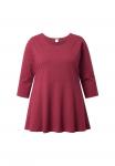 Топ MIAMODA Long sleeved top, Dark Claret/Berry - фото 6