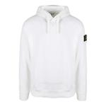 Толстовка patch drawstring hoodie 'white' Stone Island, белый - фото