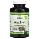 Натуральная Добавка Herbal Secrets Vitex Fruit 400 мг, 250 растительных капсул - фото