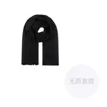 GUCCI Шерстяной шелковый шарф GG Logo черный, Black - фото