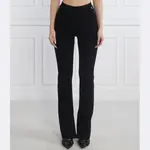 Шерстяные брюки-клеш Patrizia Pepe, черный - фото