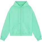 Зелёная куртка на молнии WE11DONE - фото