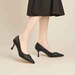 Туфли на высоком каблуке женские черный Spider King - фото 6